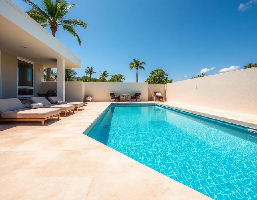 Pristine Gold Coast property after pressure washing